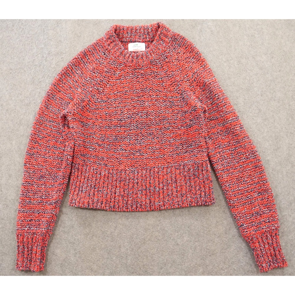 Current/Elliott Sweater Womens Large 3 Ted Pullover Chunky Knit Crew Neck